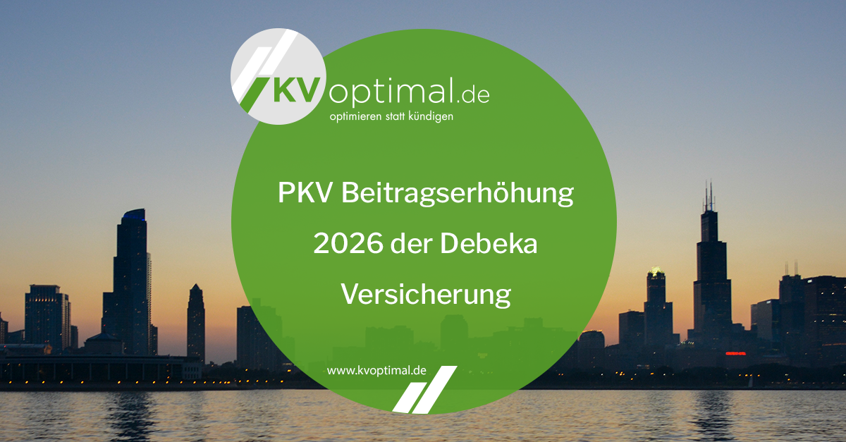 Debeka Versicherung erhöht PKV Beiträge 2026