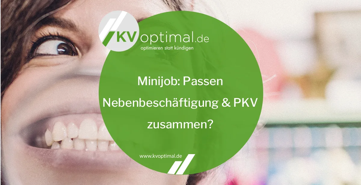 Minijob: Passen Nebenjobs und private Krankenversicherung zusammen?