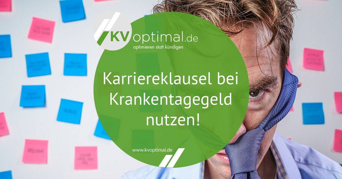 Karriereklausel beim Krankentagegeld nutzen – Einkommenssteigerungen richtig absichern