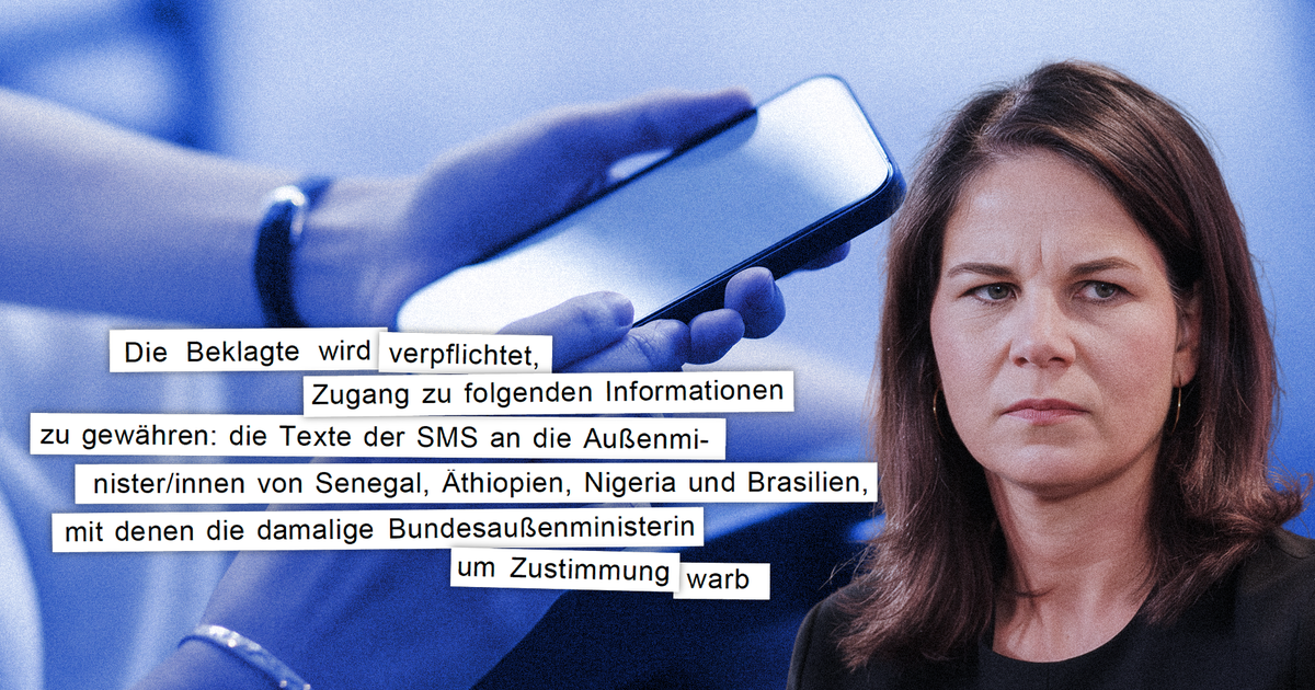 Die Informationsfreiheit gilt auch für SMS